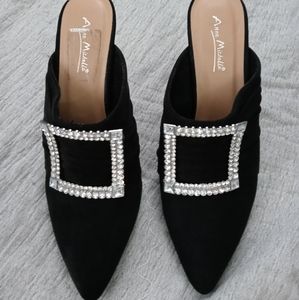 High heel mules